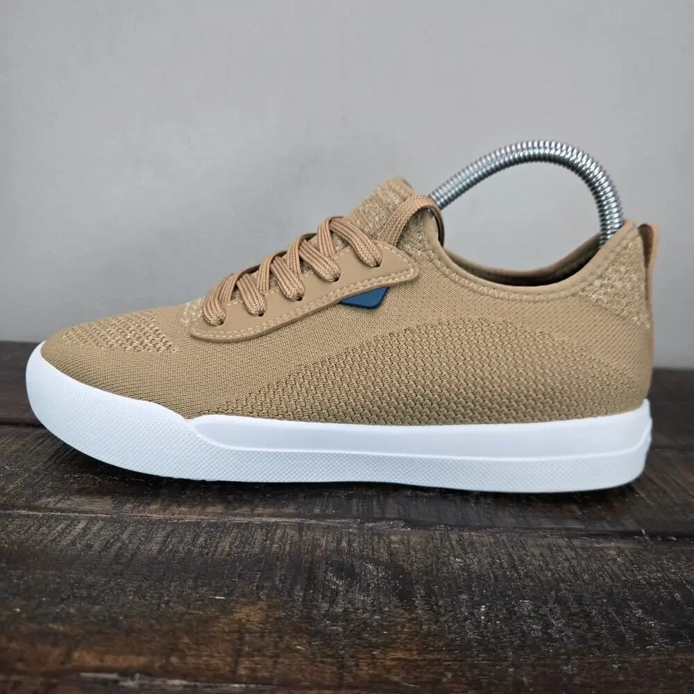 Vessi Weekend 1.5 Sneaker Womens Size 8 Waterproof Shoes Oak Brown White